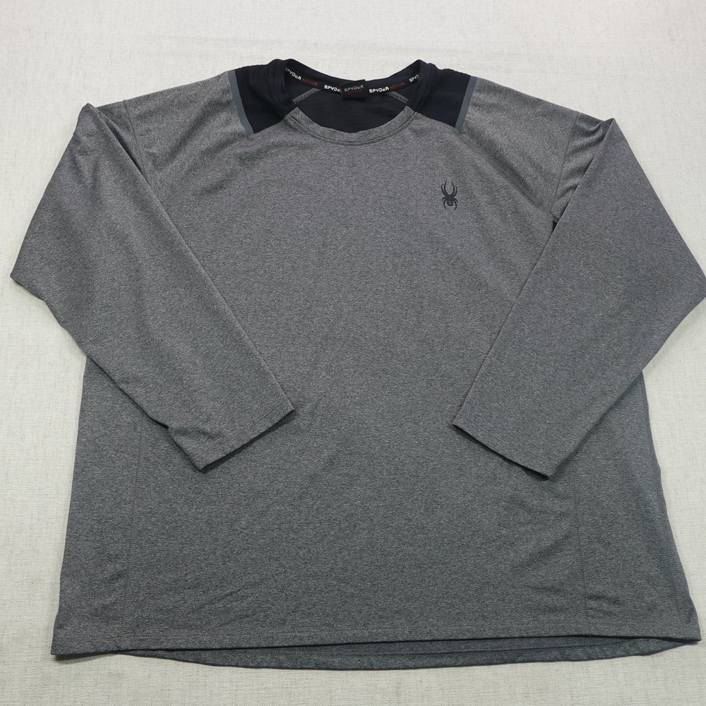 Spyder Pullover Shirt Mens 2XL ProWEB Lightweight Long Sleeve Athletic Performan